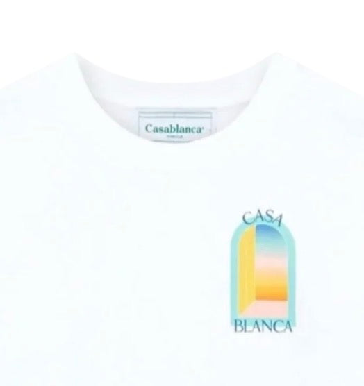 T-shirt Casablanca ARCHE COLORÉ