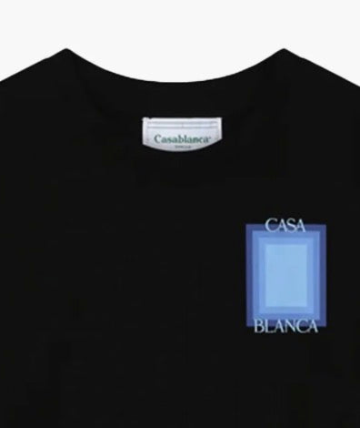 T-shirt Casablanca GRADIANT BLUE