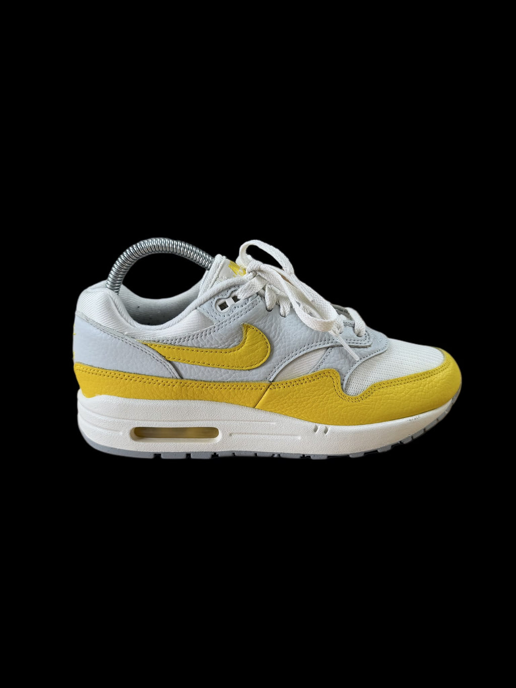 Air max 1 White bright yellow