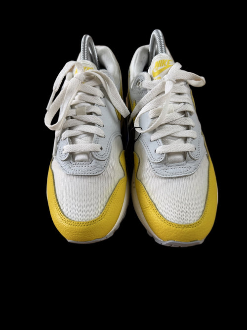 Air max 1 White bright yellow