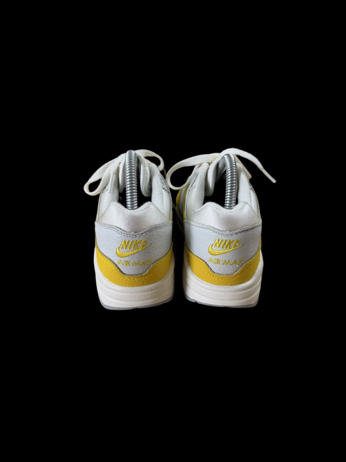 Air max 1 White bright yellow